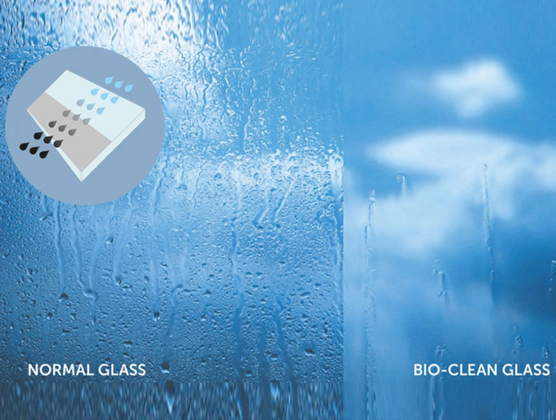 Self-cleaning glass