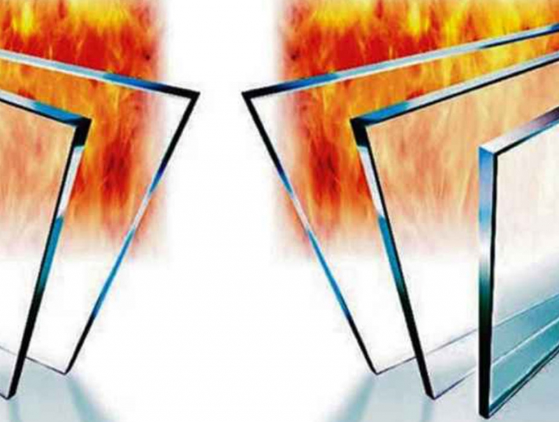 High borosilicate fire resistant glass