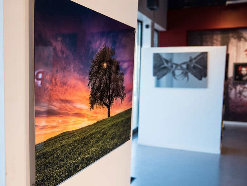 Digital glazed glass